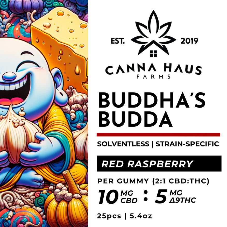 2:1 CBD:THC Rosin Gummies | Buddha's Budda