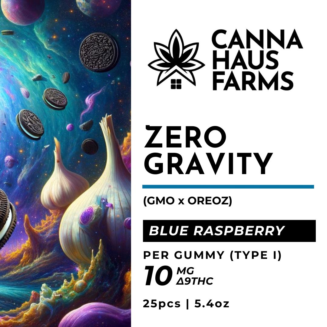 10mg Blue Raspberry Live Rosin Gummies | Zero Gravity