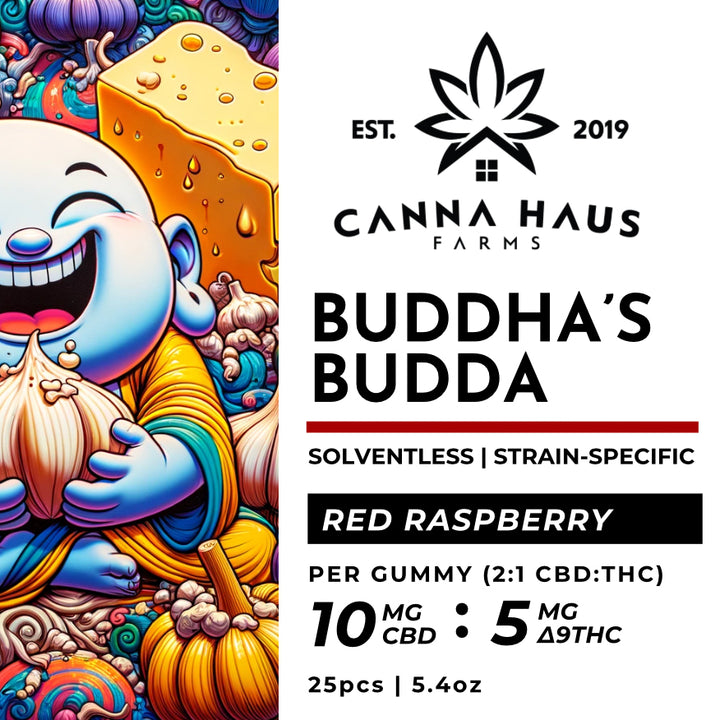 2:1 CBD:THC Rosin Gummies | Buddha's Budda