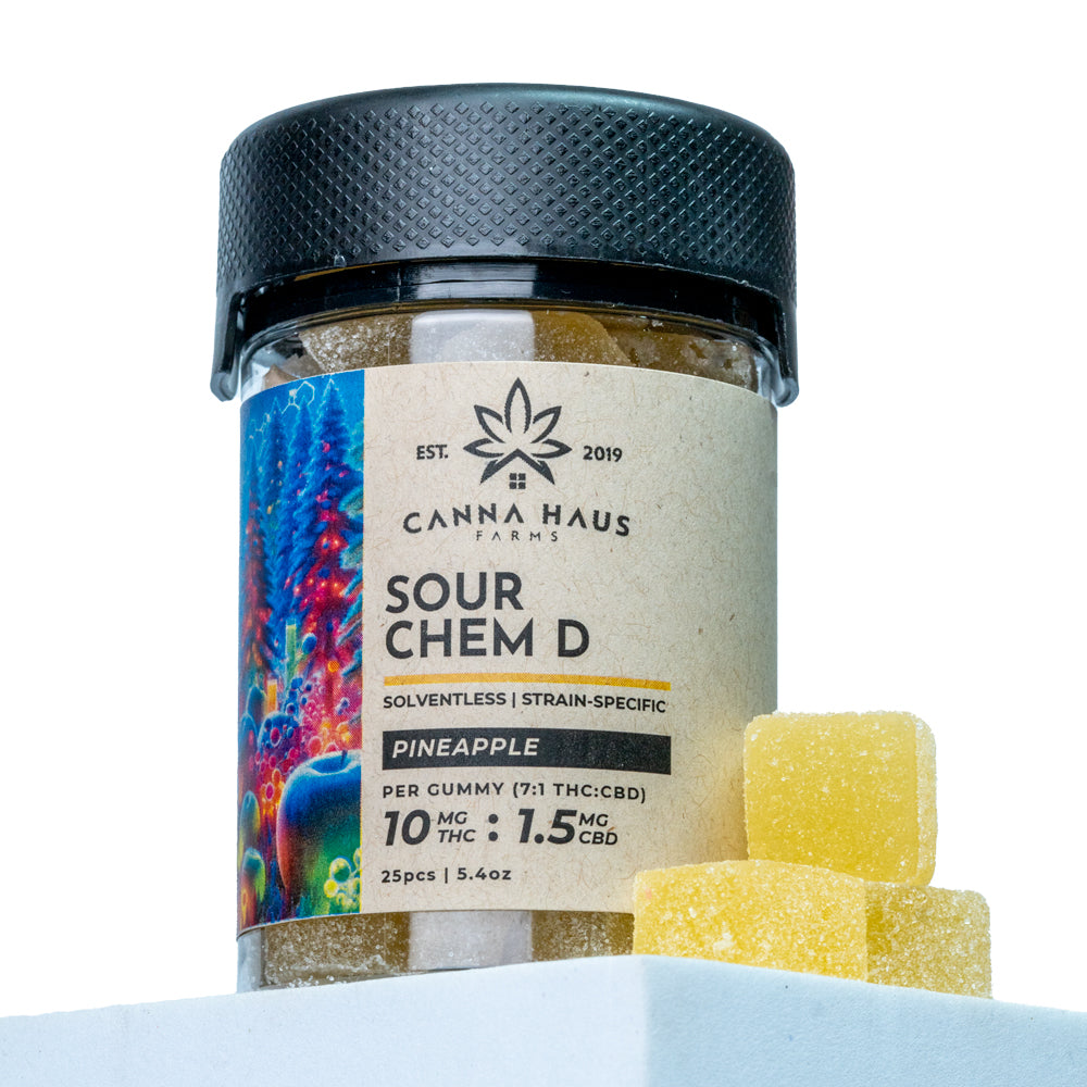 10mg Delta-9 THC Rosin Gummies | Sour Chem D