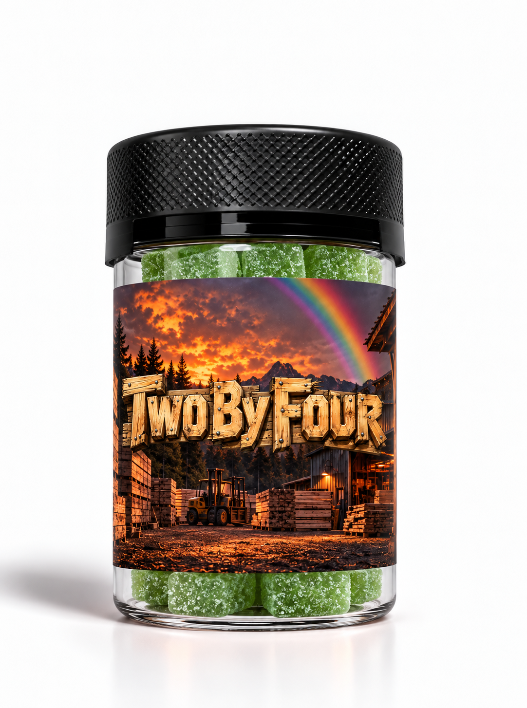 Two By Four (Crab Cut) | Live Rosin Gummies